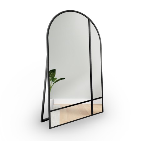 Halfovale staande spiegel in MDF lijst - LOFTI I STAAND