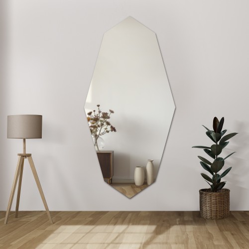 Dekoracyjne lustro o ostrym organicznym kształcie - RIOLIT