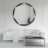 Miroir à sept faces dans un cadre circulaire - HEPTO
