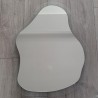 Organisch gevormde spiegel op floatglas met verlichting - STONE GLASS LED