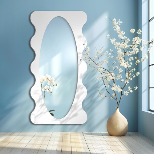 Lustro nieregularne w ramie mdf - NEBULA – Blobs Mirrors