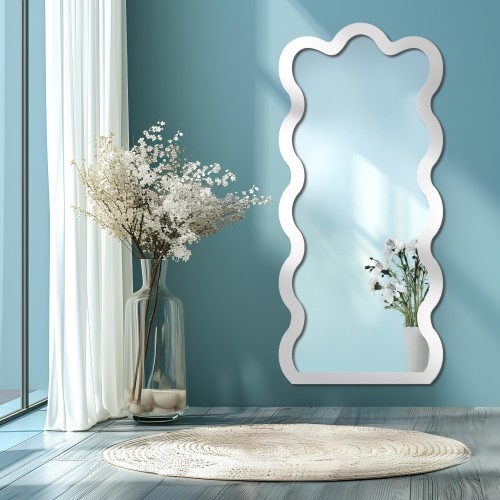 Lustro nieregularne w ramie mdf - WAVE – Blobs Mirrors