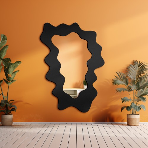 Lustro nieregularne w ramie mdf - MISTY – Blobs Mirrors