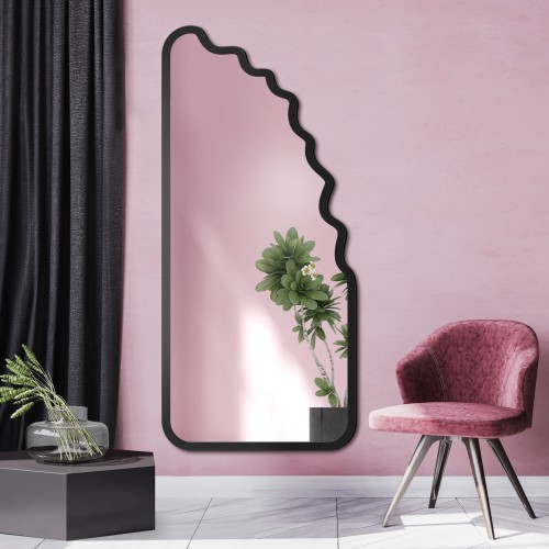 Lustro nieregularne w ramie mdf - FLUX – Blobs Mirrors