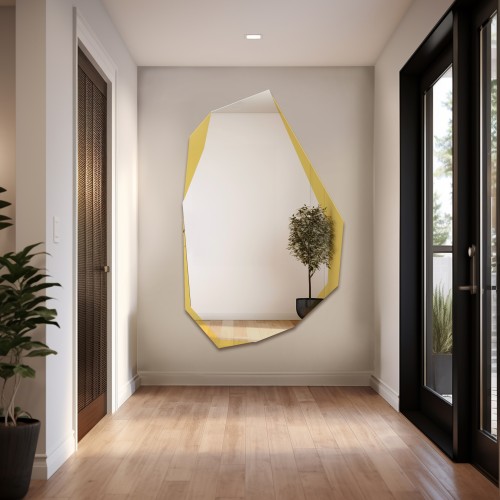 Dekoracyjne lustro o ostrym organicznym kształcie – CELESTIAL