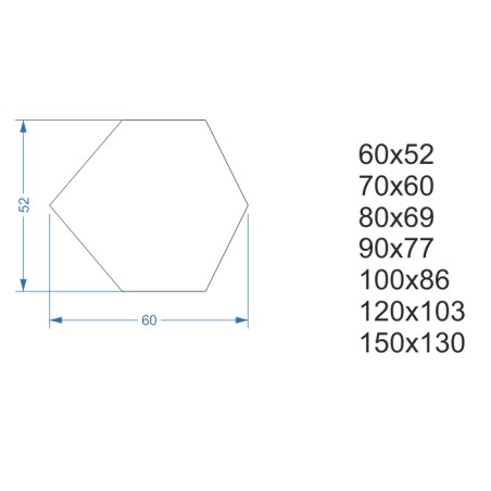 Geometrisch gevormde spiegel - GEOME