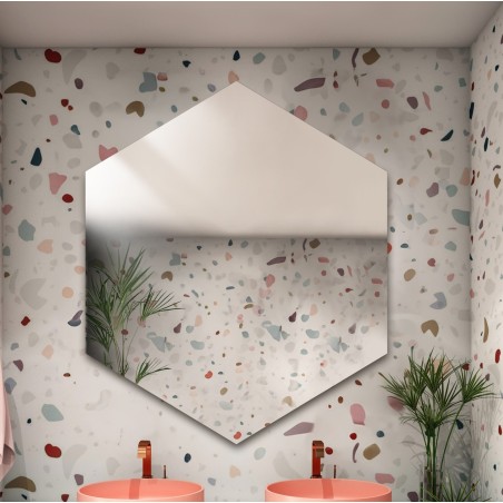 Geometrisch gevormde spiegel - HEXA