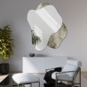 Miroir irrégulier sur miroir argenté vieilli - SPINEL
