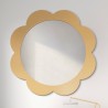 Decoratieve wandspiegel voor een kind in mdf lijst - BLOEMETJE