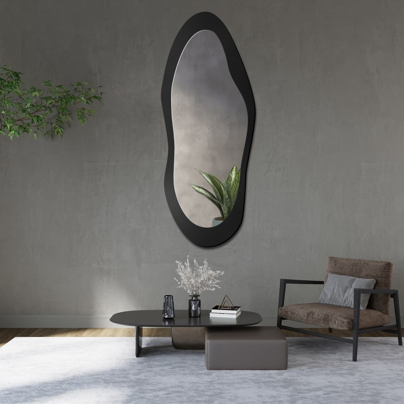Miroir irrégulier dans un cadre en mdf - PRESTO Miroir irrégulier dans un cadre en mdf - PRESTO