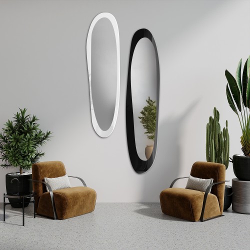 Zestaw dwóch luster z lacobelem o nieregularnym kształcie - SECCO