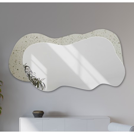 Onregelmatige spiegel op vintage verouderde spiegel - VELOCE