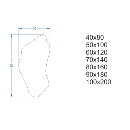 Onregelmatig gevormde spiegel - PIENA