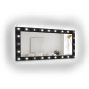 Miroir cosmétique rectangulaire avec ampoules dans un cadre en mdf - VEGAS
