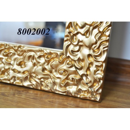 Luxe wandspiegel in gouden lijst met verouderd paneel – 8002002 – JULIA VINTAGE