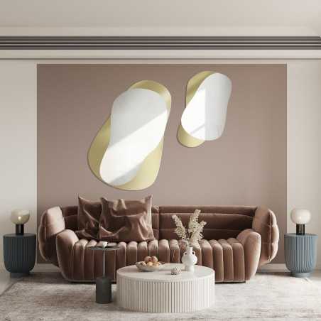 Decoratieve spiegels op ornamentglas Master Point - LUXORA GRAVELO