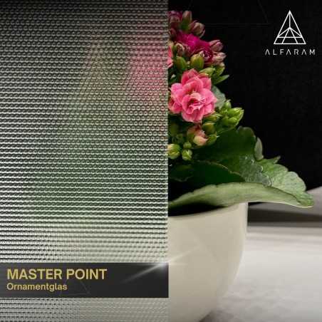 Decoratieve spiegels op ornamentglas Master Point - LUXORA GRAVELO