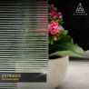 Decoratieve spiegel op ornamentglas Estriado – LUXORA ELEGRA