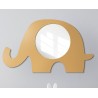 Decoratieve wandspiegel voor een kind in een mdf lijst - OLIFANTJE