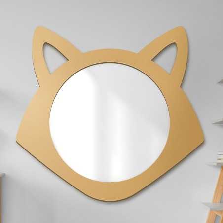 Decoratieve wandspiegel voor kinderen in mdf lijst - VOSJE