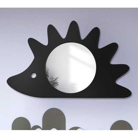 Miroir mural décoratif pour enfant dans un cadre en mdf - HÉRISSON