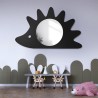 Miroir mural décoratif pour enfant dans un cadre en mdf - HÉRISSON