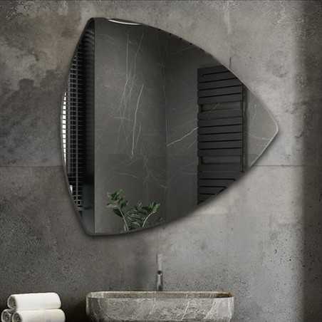 Driehoekige badkamerspiegel - KARO