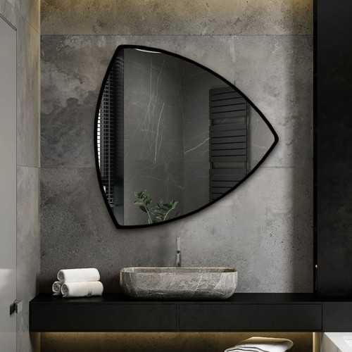 Driehoekige spiegel in MDF lijst - KARO IN FRAME