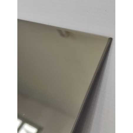 Miroir rectangulaire en cuivre avec panneau décoratif - DECO sur mesure