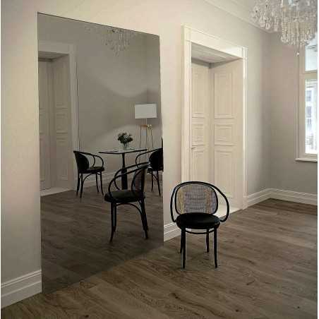Miroir rectangulaire en cuivre avec panneau décoratif - DECO sur mesure