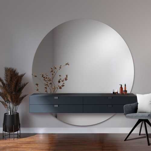 Ronde badkamerspiegel in twee delen - WIRO