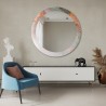 Miroir rond sur marbre pastel – MARBLE EUSTOMA