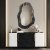 Onregelmatige spiegel op zwart-goud marmer – MARBLE NOCTO