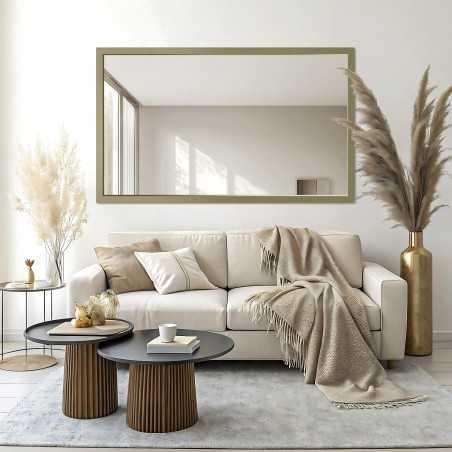 Miroir avec cadre en bois – 6901 – couleur du cadre au choix