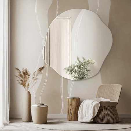 Miroir décoratif de forme organique - CYRKON