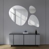Set de trois miroirs de forme irrégulière - FLORA