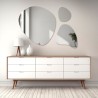 Set de trois miroirs de forme irrégulière - FLORA