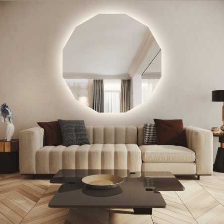 Multi-hoek badkamerspiegel met verlichting - FOREM LED