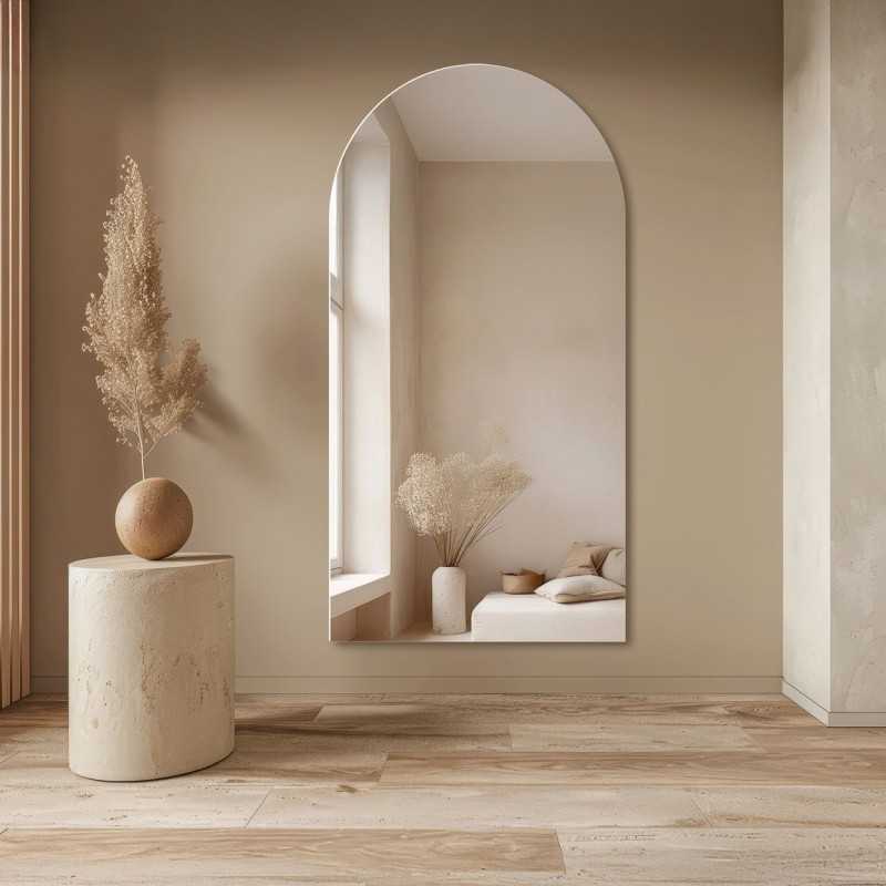 Halfronde badkamerspiegel - FRANK