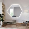 Miroir de forme géométrique avec éclairage - GEOME LED