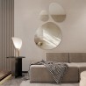 Set de trois miroirs décoratifs de forme organique - OPALIT
