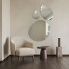 Set de trois miroirs décoratifs de forme organique - OPALIT
