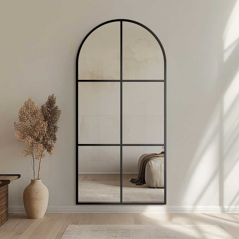 Loft spiegel met MDF raamwerk - ROMEO - lijstkleur naar keuze