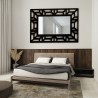 Miroir dans un cadre décoratif ajouré en MDF - ROZEL - couleur du cadre au choix