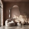 Decoratieve spiegel met organische vorm - STONE