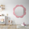 Decoratieve wandspiegel voor een kind in mdf lijst - BLOEMETJE