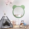 Miroir mural décoratif pour enfant dans un cadre en mdf - OURSON