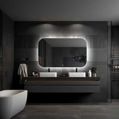 Miroir intelligent pour salle de bain avec éclairage - GAJA SMART LED