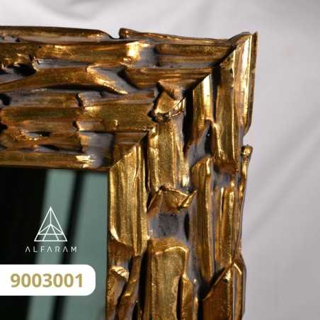 Miroir mural de luxe dans un cadre doré richement décoré - 9003001