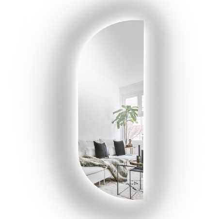 Miroir de forme irrégulière avec éclairage - NOE LED